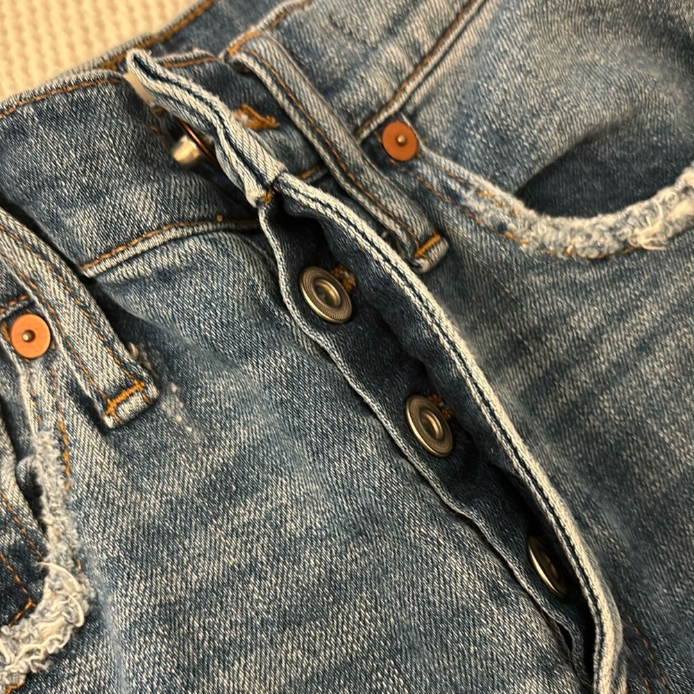 Madewell Cruiser Straight Leg Button Fly Jeans - Picture 14 of 16